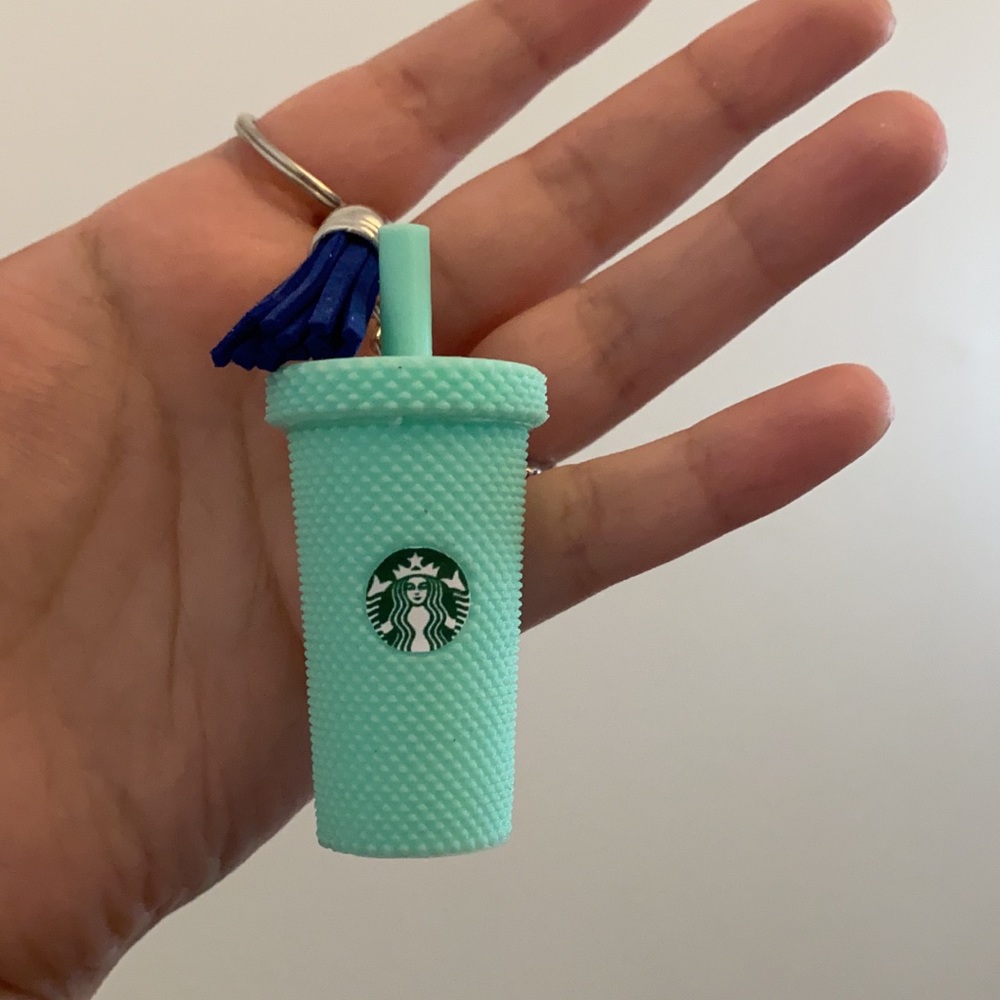 Starbucks Key chain- mint colour